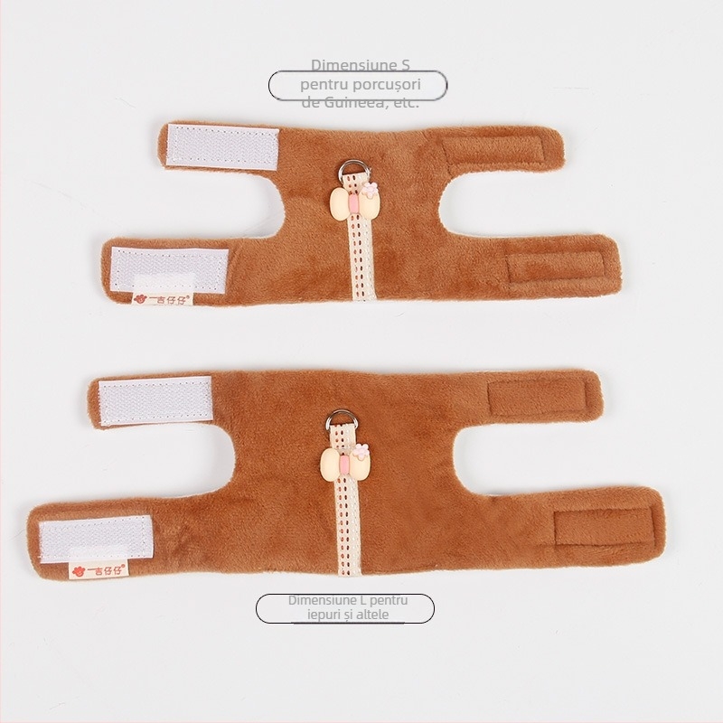 Lesă pentru animale de companie, stil hamă, din bumbac, Ji Zai, design Totoro