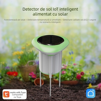 Tester de sol cu ZigBee 3.0 Wi-Fi, senzor de temperatură și umiditate a solului și testare pentru metale grele