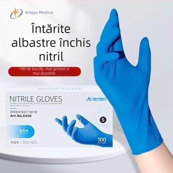 Mănuși din nitril, de unică folosință, de calitate alimentară, pentru catering, impermeabile