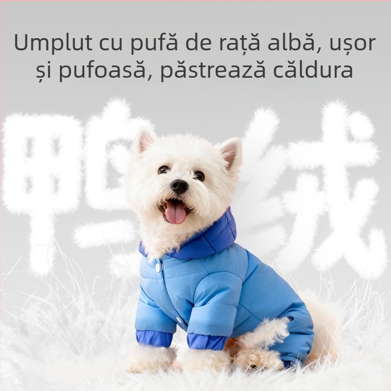 Jachetă din puf pentru câini, îmbrăcăminte casual Hippie Dog, marcă privată, potrivită pentru primăvară și toamnă