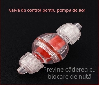 Set de valve pentru pompă de oxigen a acvariului (valvă reglabilă, valvă cu trei căi, valvă de sens invers)