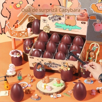 Jucărie interactivă tip cutie surpriză cu un ou auriu de spart – pentru evenimente, potrivită pentru copii 7–14 ani, din plastic, certificat 3C (Cod 2025182202066143)