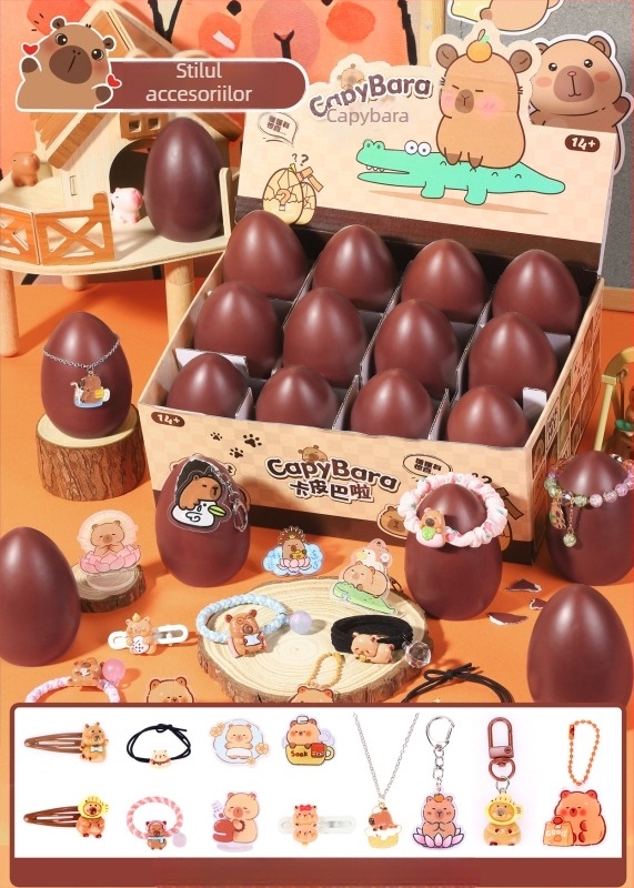 Jucărie interactivă tip cutie surpriză cu un ou auriu de spart – pentru evenimente, potrivită pentru copii 7–14 ani, din plastic, certificat 3C (Cod 2025182202066143)