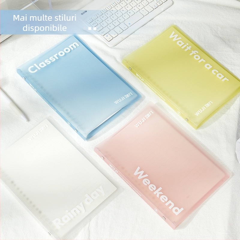 Caiet de campus cu foi detașabile, 30 foi, hârtie de bună calitate