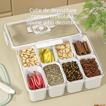 Shangyou cutie sigilată pentru depozitarea condimentelor: ardei uscat și amestecuri, cu siglă imprimată, procesare personalizabilă, design modern minimalist