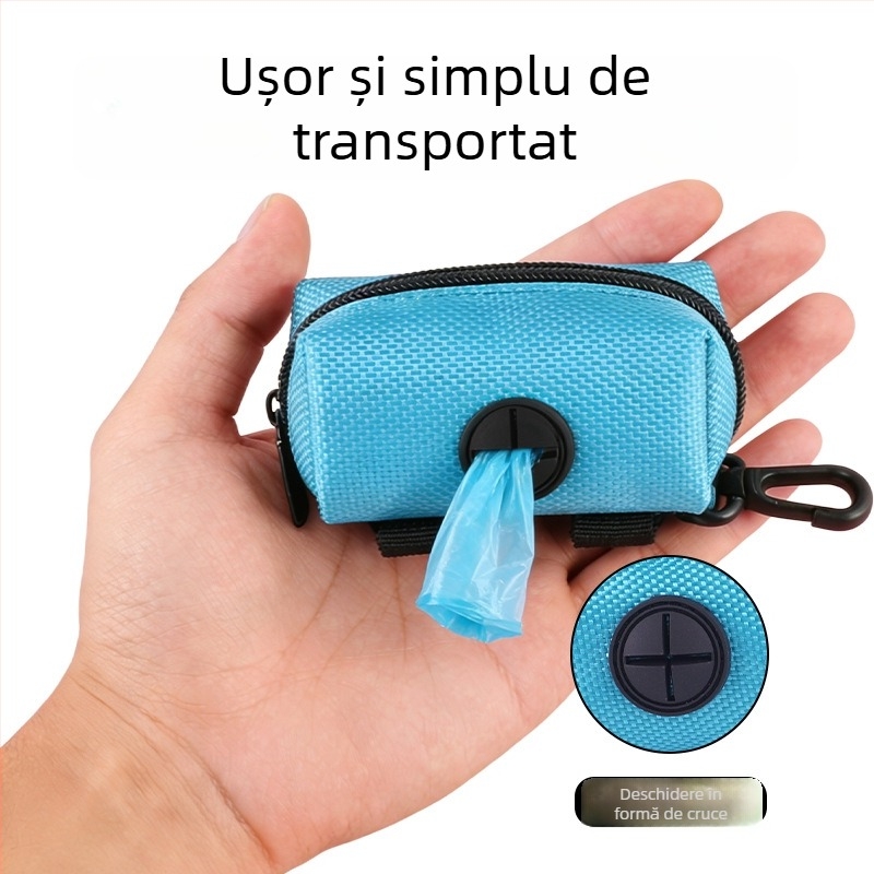 Distribuitor de pungi pentru gunoiul câinelui, Oxford material, capacitate mare