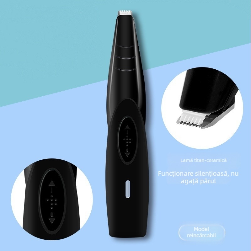 Trimmer electric pentru blana lăbuțelor pisicii și a câinelui – pedichiură silențioasă