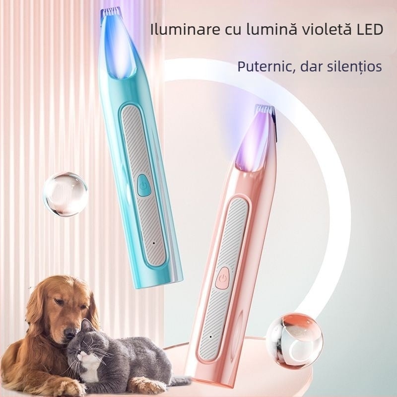Trimmer electric pentru labele pisicilor și ale câinilor, silențios