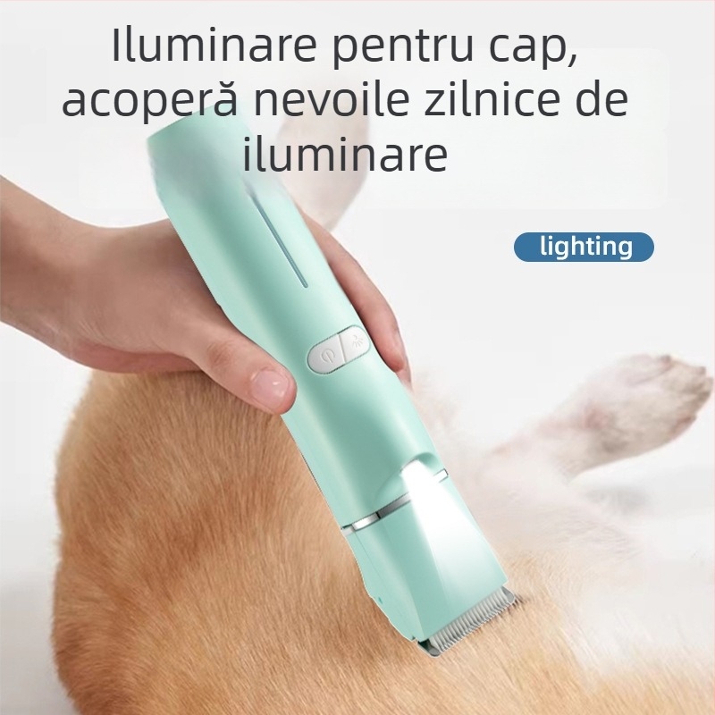 Mașină de tuns pentru animale de companie – pentru câini și pisici; reîncărcabilă, carcasă ABS, utilizare universală (Shichen; ABS; Reîncărcabil; Universal)