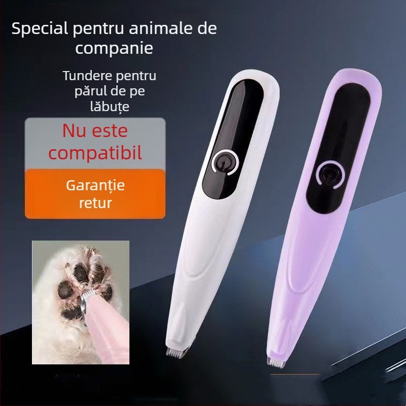 Trimmer electric pentru păr la labele animalelor de companie (pisici și câini) – Shuangke, corp din plastic