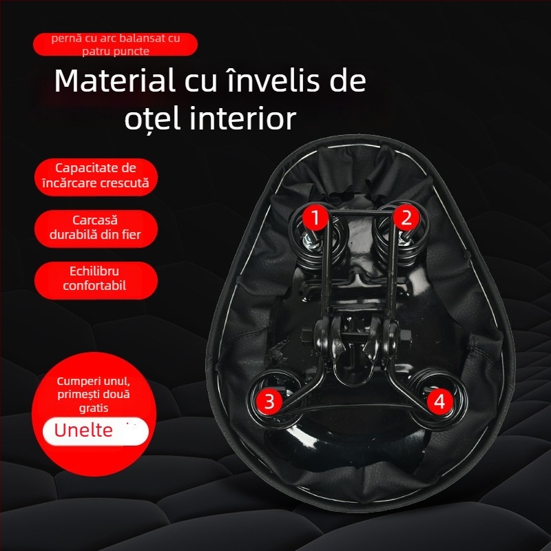 Perne de șa pentru bicicletă electrică, cu carcasă din oțel, model 88, material 88, accesorii universale