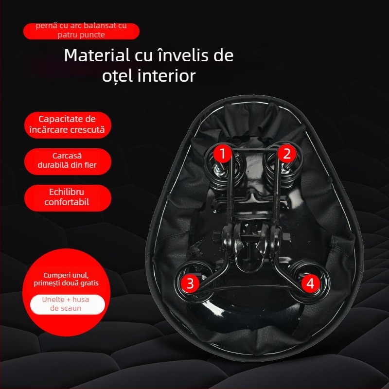 Perne de șa pentru bicicletă electrică, cu carcasă din oțel, model 88, material 88, accesorii universale