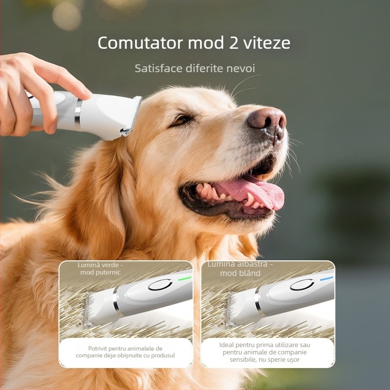 Aparat multifuncțional de îngrijire a animalelor de companie: aparat electric de tuns pentru câini și pisici, tăietor pentru părul de pe labe, șlefuitor electric pentru unghii