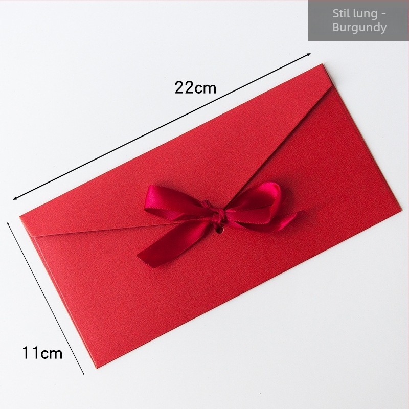 Plic în stil occidental retro cu panglică pentru invitații de afaceri (Model: 003, Stil: plic, Material: Alt, Import: Nu)