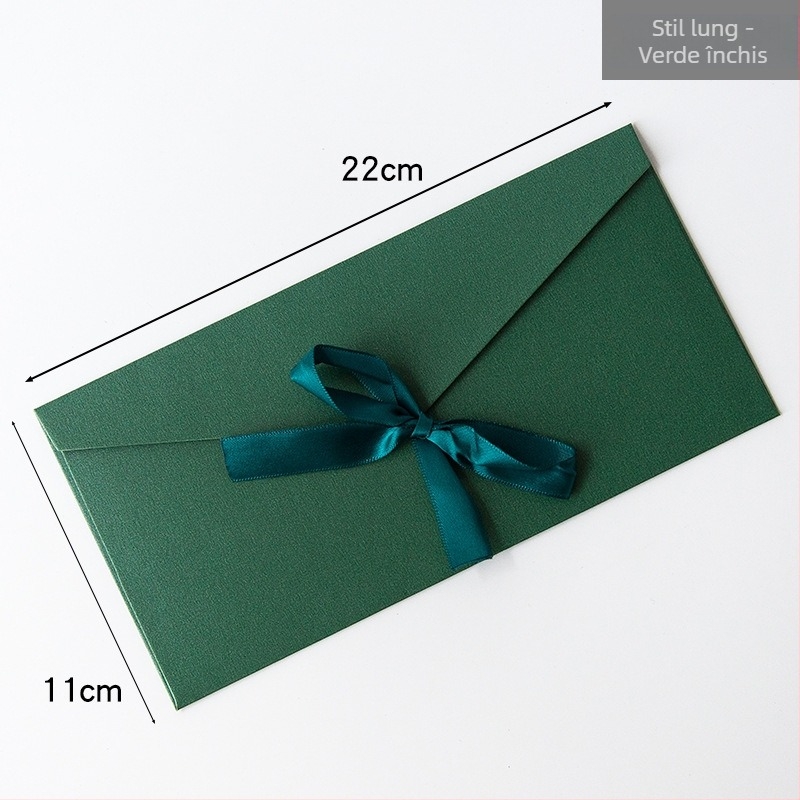 Plic în stil occidental retro cu panglică pentru invitații de afaceri (Model: 003, Stil: plic, Material: Alt, Import: Nu)