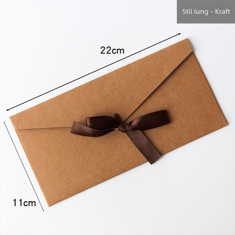 Plic în stil occidental retro cu panglică pentru invitații de afaceri (Model: 003, Stil: plic, Material: Alt, Import: Nu)