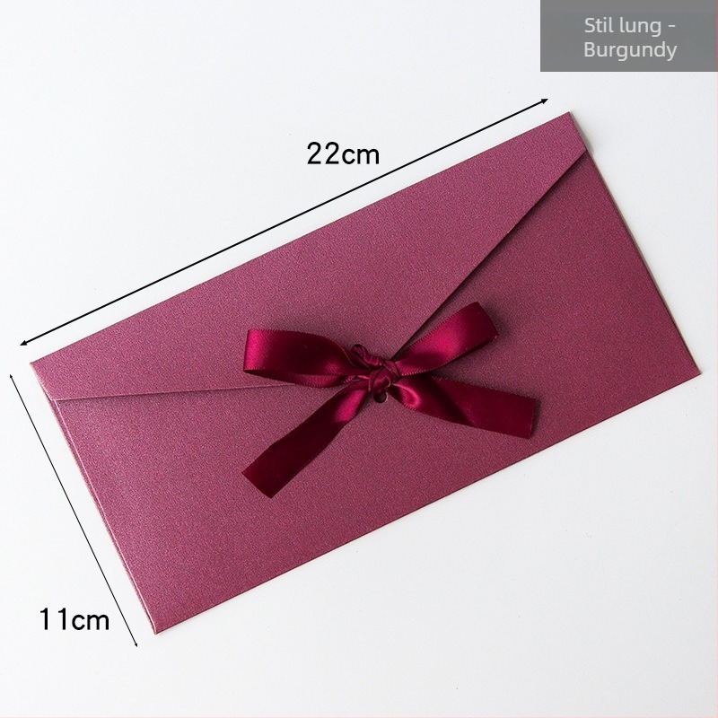 Plic în stil occidental retro cu panglică pentru invitații de afaceri (Model: 003, Stil: plic, Material: Alt, Import: Nu)