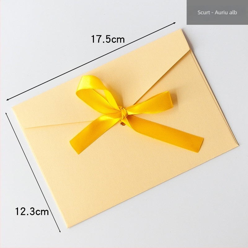 Plic în stil occidental retro cu panglică pentru invitații de afaceri (Model: 003, Stil: plic, Material: Alt, Import: Nu)