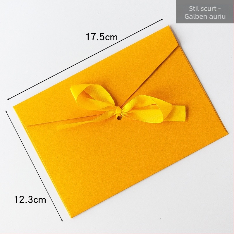 Plic în stil occidental retro cu panglică pentru invitații de afaceri (Model: 003, Stil: plic, Material: Alt, Import: Nu)