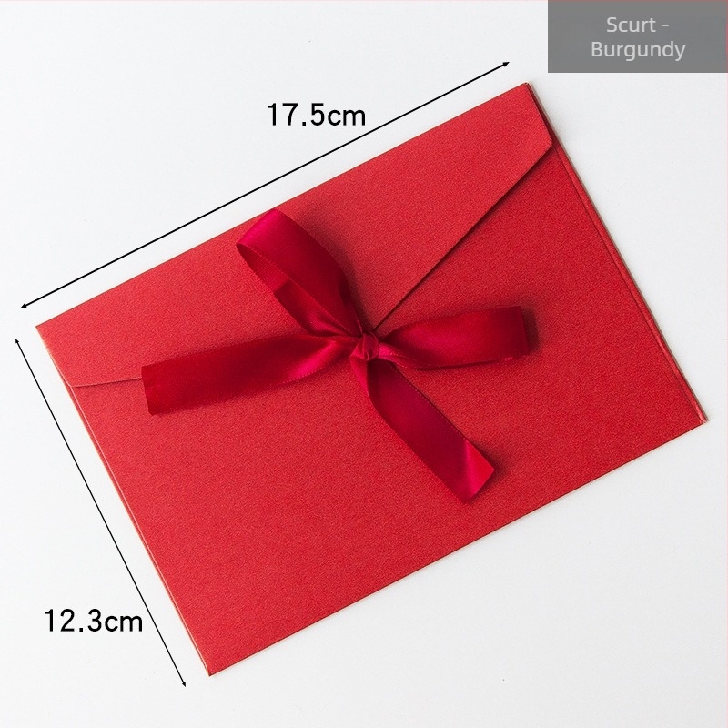 Plic în stil occidental retro cu panglică pentru invitații de afaceri (Model: 003, Stil: plic, Material: Alt, Import: Nu)