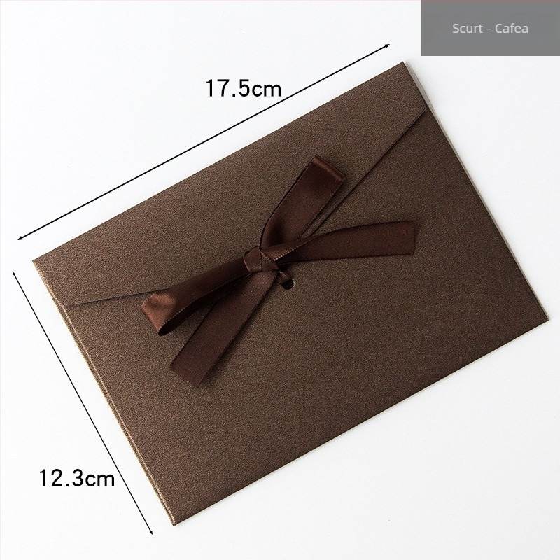 Plic în stil occidental retro cu panglică pentru invitații de afaceri (Model: 003, Stil: plic, Material: Alt, Import: Nu)