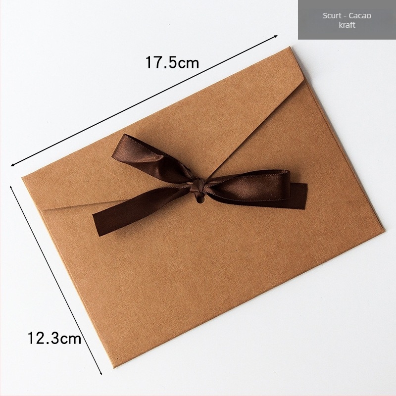 Plic în stil occidental retro cu panglică pentru invitații de afaceri (Model: 003, Stil: plic, Material: Alt, Import: Nu)