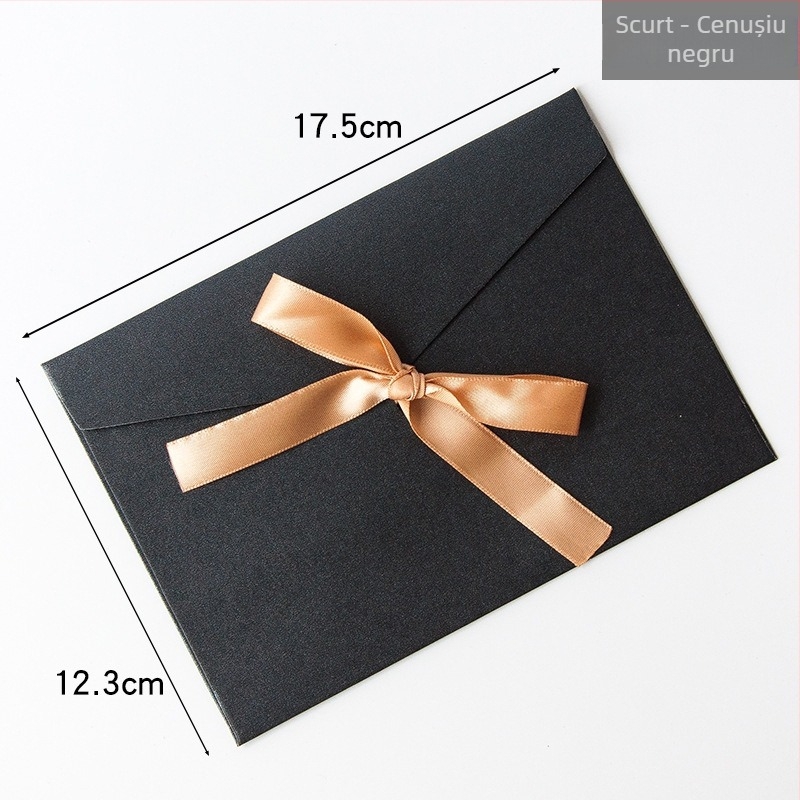 Plic în stil occidental retro cu panglică pentru invitații de afaceri (Model: 003, Stil: plic, Material: Alt, Import: Nu)