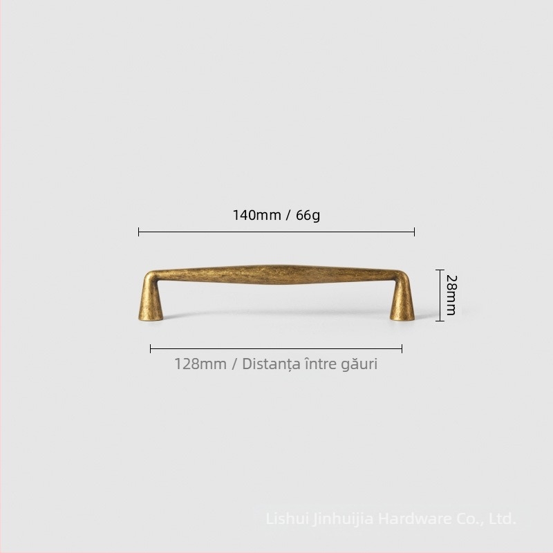 Mâner pentru sertare din aliaj de zinc, stil retro, placat electroplatinat, pentru sertare, dulapuri și dressing