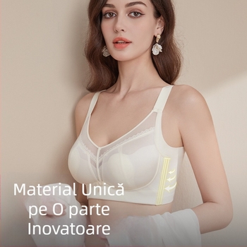 Sutien din dantelă cu cupe turnate ultrafine, material principal: nailon; căptușeală: nailon; închidere spate cu patru rânduri de cârlige
