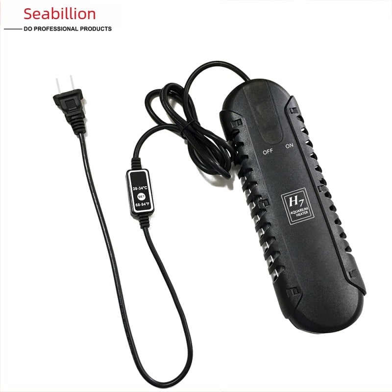 Bara încălzitoare mini pentru acvariu, cu afișaj LED și control digital al temperaturii, 25W