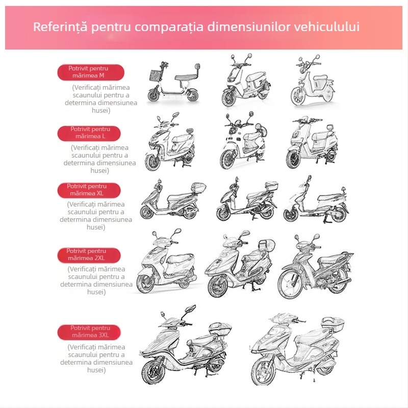 Acoperire pentru șa de vehicul electric, plasă de protecție solară, material nylon, izolație termică și respirabilă, impermeabilă