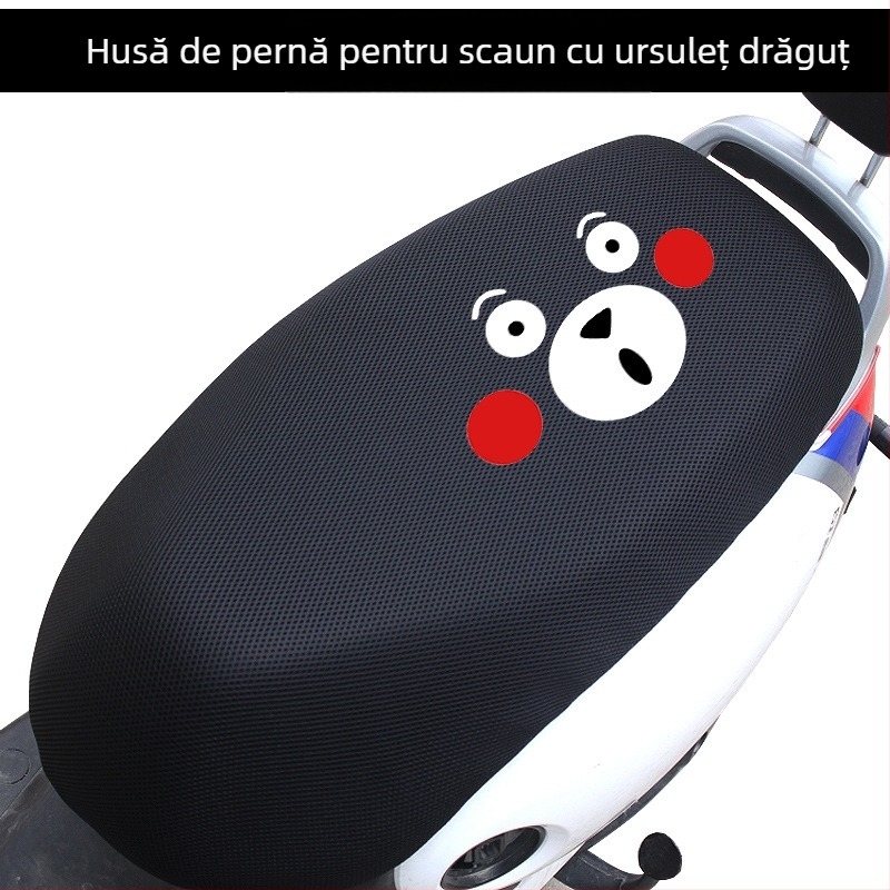 Acoperire pentru șa de vehicul electric, plasă de protecție solară, material nylon, izolație termică și respirabilă, impermeabilă