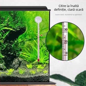 Termometru pentru acvariu, precizie înaltă la măsurarea temperaturii apei, pentru pești tropicali