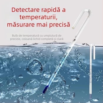 Termometru pentru acvariu, precizie înaltă la măsurarea temperaturii apei, pentru pești tropicali
