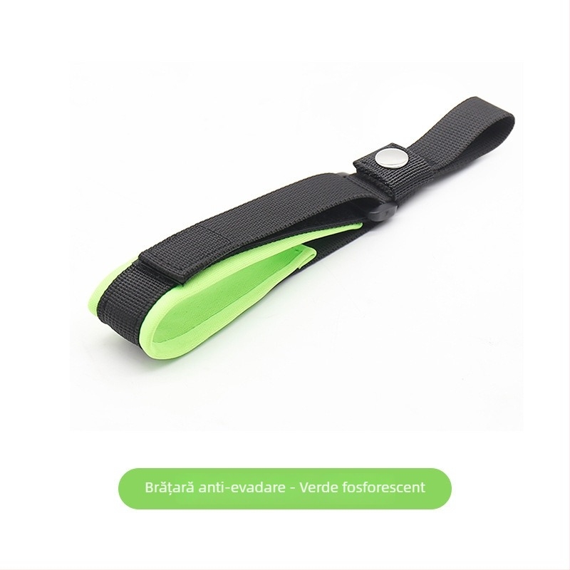Lesă automată retractabilă pentru câine cu curea pentru încheietură, nylon, extensibilă, set 50, YIAO