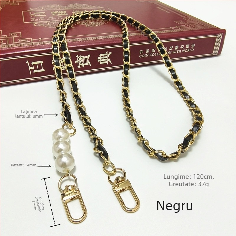 Lanț pentru curea de telefon - lanț metalic, electroplacare, Cod produs Lh2516, Primăvara 2025