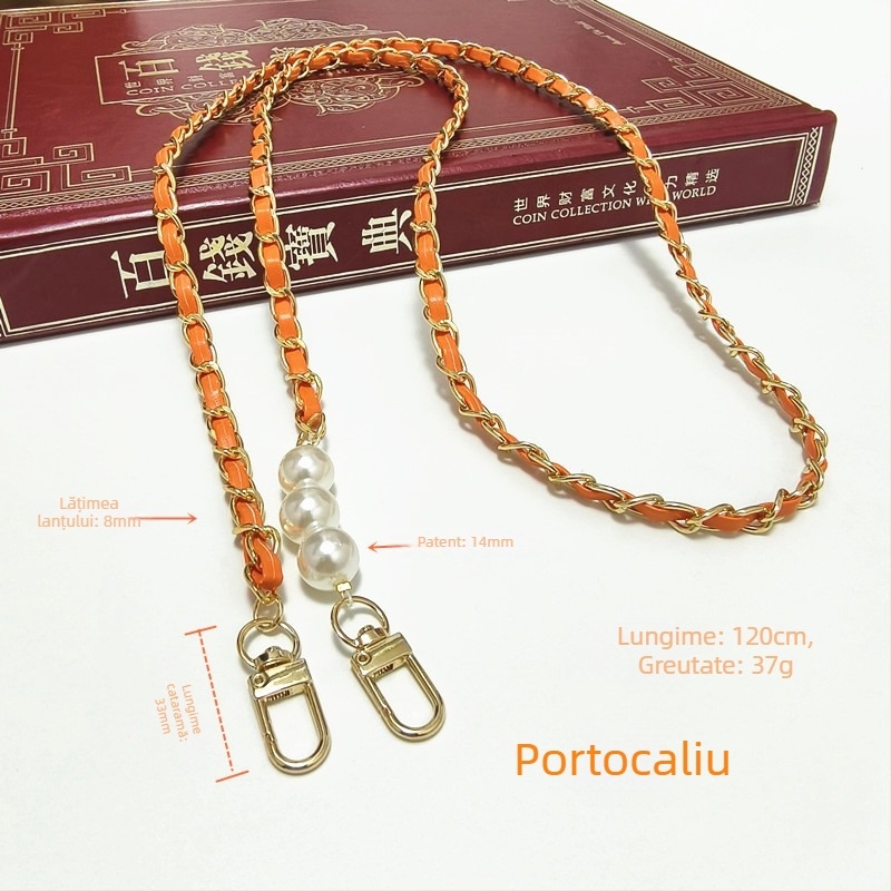 Lanț pentru curea de telefon - lanț metalic, electroplacare, Cod produs Lh2516, Primăvara 2025