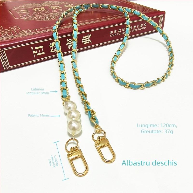 Lanț pentru curea de telefon - lanț metalic, electroplacare, Cod produs Lh2516, Primăvara 2025