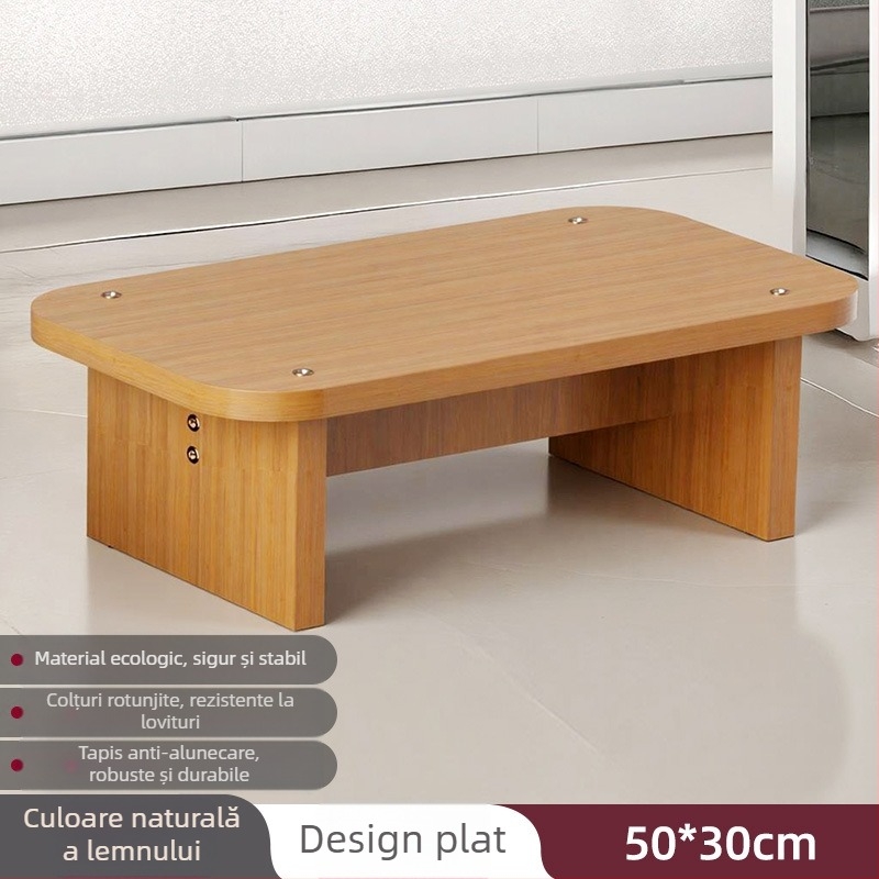 Suport pentru picioare pentru birou sub birou – Stil simplu modern, placaj din lemn artificial, Model Footrest, Potrivit pentru copii și adulți