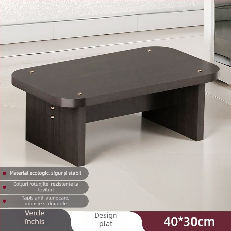 Suport pentru picioare pentru birou sub birou – Stil simplu modern, placaj din lemn artificial, Model Footrest, Potrivit pentru copii și adulți