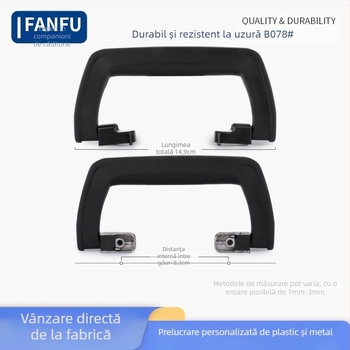 Accesoriu pentru mânerul bagajelor — din plastic, rezistent la uzură, ușor