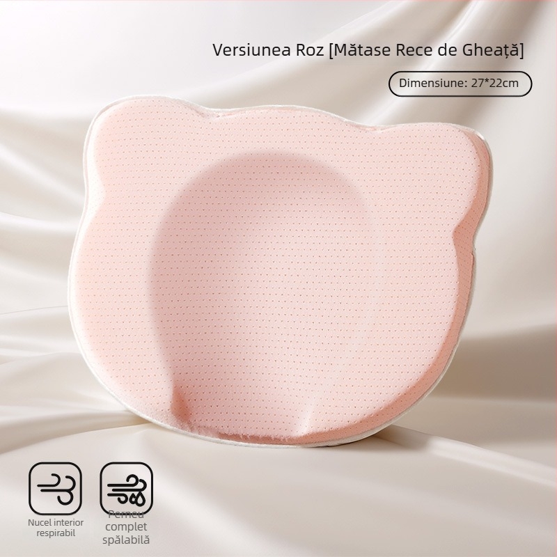 Perna de modelare a capului pentru nou-născuți - corecția formei capului, prevenire cap plat, 0-6 luni, bumbac