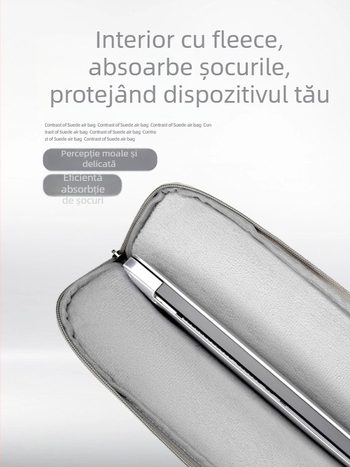 Geantă pentru laptop din poliester — respirabilă, impermeabilă, rezistentă la uzură și rezistentă la cutremure; model solid
