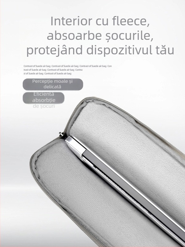 Geantă pentru laptop din poliester — respirabilă, impermeabilă, rezistentă la uzură și rezistentă la cutremure; model solid