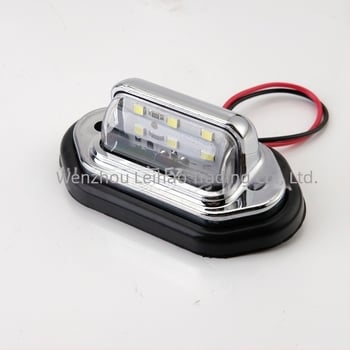 Lampa LED pentru plăcuța de înmatriculare – universală, 12–24V, 10W, durată de viață 50.000 ore, curent 0,2 A