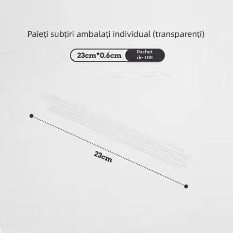 Cupa de cafea din plastic, de unică folosință — transparanță ridicată, rotundă, PET, 401–500 ml, model personalizabil, imprimare logo disponibil