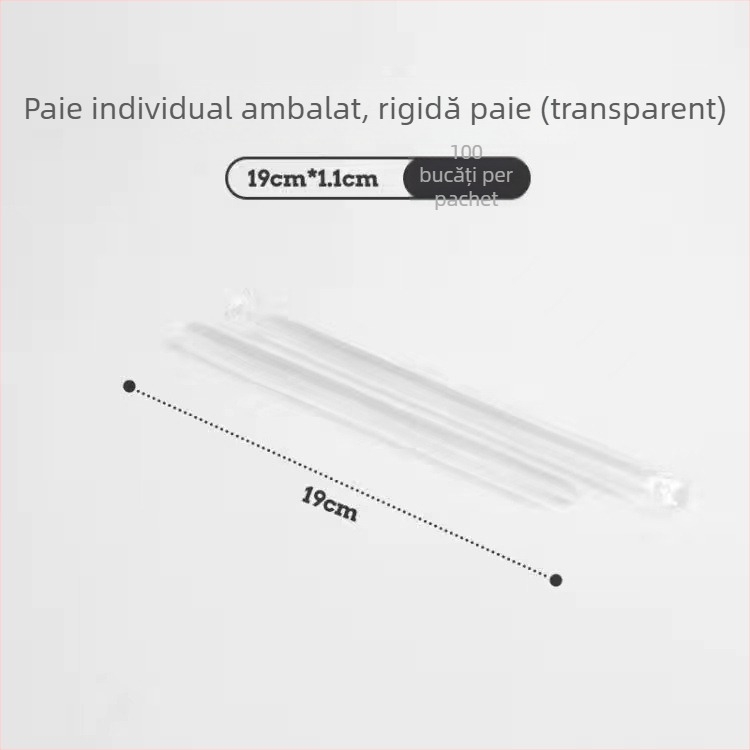 Cupa de cafea din plastic, de unică folosință — transparanță ridicată, rotundă, PET, 401–500 ml, model personalizabil, imprimare logo disponibil