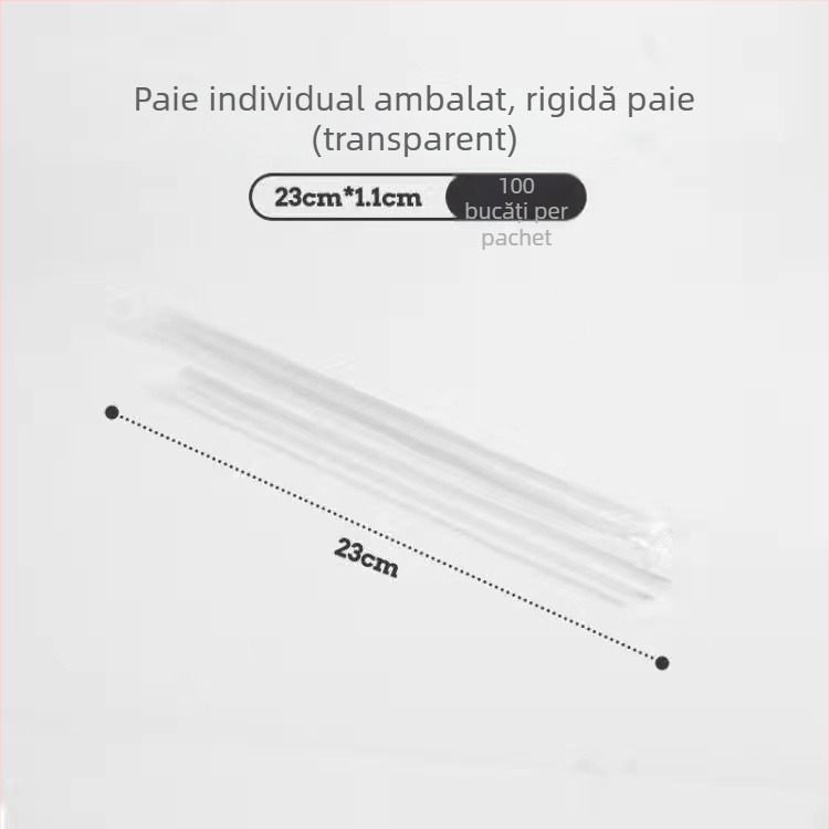 Cupa de cafea din plastic, de unică folosință — transparanță ridicată, rotundă, PET, 401–500 ml, model personalizabil, imprimare logo disponibil