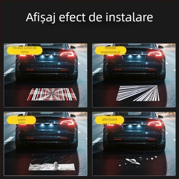 Lampa de proiecție ZhiXin pentru Tesla Model 3/Y, 12V, LED 5050, 3W, 6500K, durată de viață 80 000 h