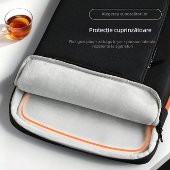 Geantă pentru laptop multifuncțională cu protecție tip airbag, material Oxford, respirabilă, rezistentă la uzură, anti-furt, antișoc, design pentru reducerea încărcării